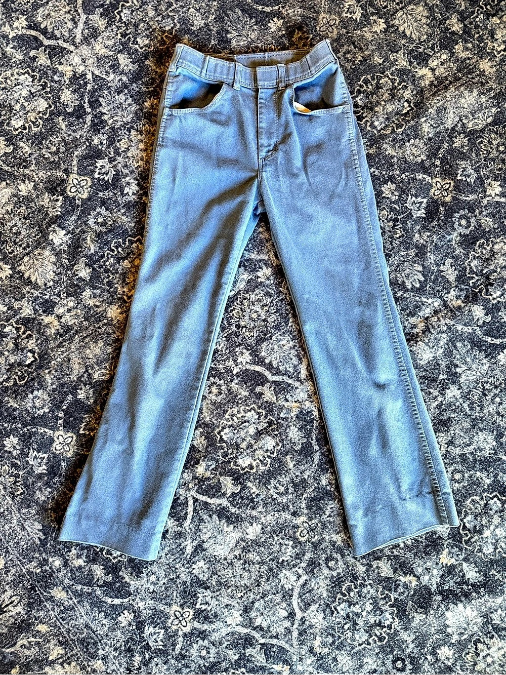 Vintage Blue Straight Leg Jeans